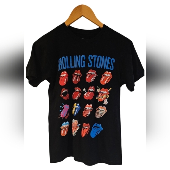 the Rolling Stones Other - The Rolling Stones - Unisex Black Tee​​​​